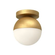 Brushed Gold / Opal Glass