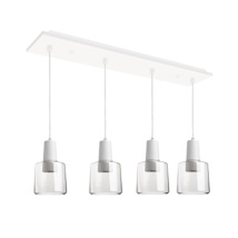 White / Clear Glass