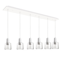 White / Clear Glass