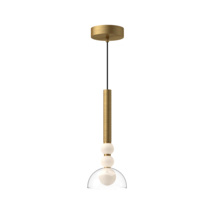 Brushed Gold / Clear