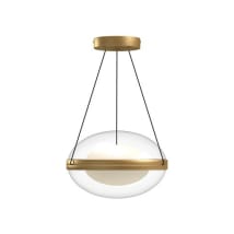 Brushed Gold / Opal Glass