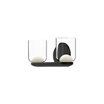 Black / Clear Glass