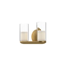 Brushed Gold / Clear