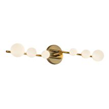 Brushed Gold / Opal Glass