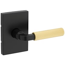 Matte Black / Satin Brass