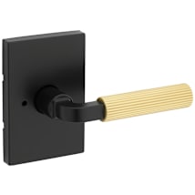 Matte Black / Satin Brass