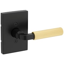 Matte Black / Satin Brass