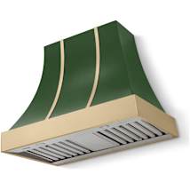 Brands Hatch Green / Stainless Steel / Brushed Brass Trim