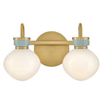 Lacquered Brass / Seafoam