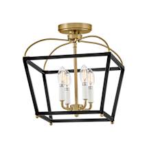 Black / Lacquered Brass