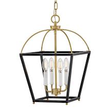 Black / Lacquered Brass
