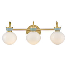 Lacquered Brass / Seafoam