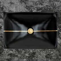 Black with Gold River