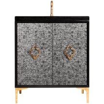 Black / Polished Brass