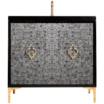 Black / Polished Brass