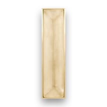 Satin Brass with Eglomise Prism Glass