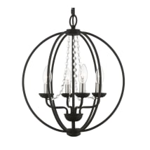 Black / Brushed Nickel Finish Candles