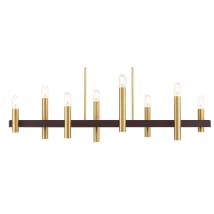 Satin Brass with Bronze Accents