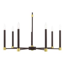 Bronze with Satin Brass Accents