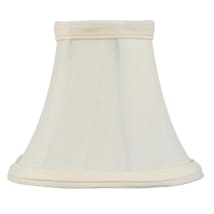 Ivory Silk Bell Clip Shade
