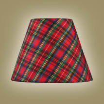 Plaid Hardback Clip Shade