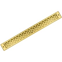  LUXE Linear Drains 30SP Satin Stainless 30 Pattern Grate Linear  Shower Drain : Everything Else