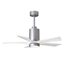 Brushed Nickel / Matte White