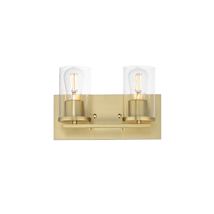 Satin Brass / Clear