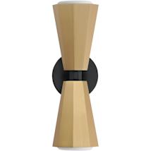 Black / Antique Brass