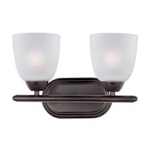 Oil Rubbed Bronze / Frosted Glass
