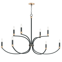 Black / Antique Brass