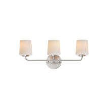 Satin Nickel / White