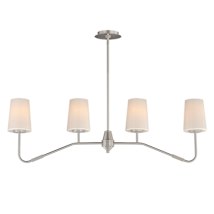 Satin Nickel / White