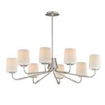 Satin Nickel / White