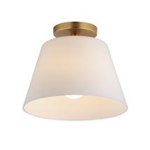 Natural Aged Brass / Satin White