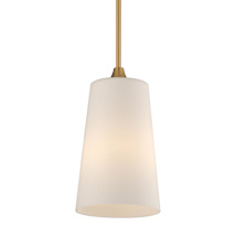 Natural Aged Brass / Satin White