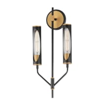 Black / Antique Brass