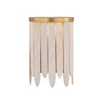 Weathered White / Natural Aged Brass