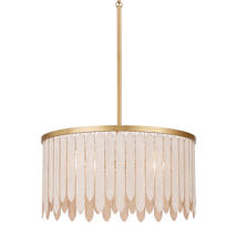 Weathered White / Natural Aged Brass