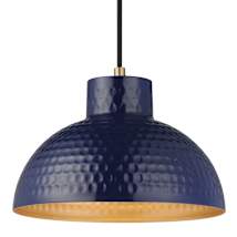 Glossy Navy / Natural Aged Brass