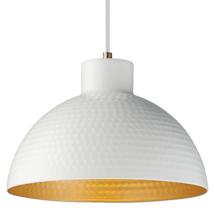 White / Natural Aged Brass