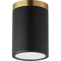 Black / Antique Brass