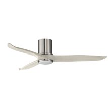 Satin Nickel / White Wood