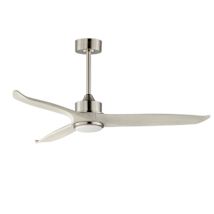 Satin Nickel / White Wood