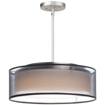 Black Organza / Satin Nickel