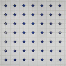 White / Cobalt