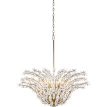 Painted Legacy Brass / White Swirl Glass