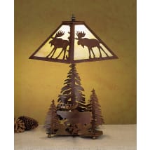 Rust / Beige Art Glass