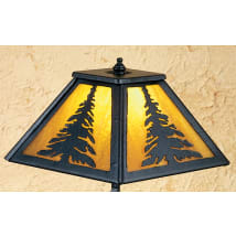 Black / Honey Art Glass