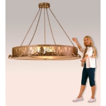 Antique Copper / Silver Mica